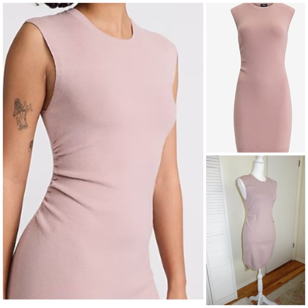 Express - Mini Sweater Dress - Blushing Mauve - size S - NEW with Tags